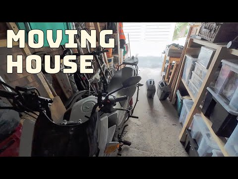 Moving on a motorbike, welcome to our new home!