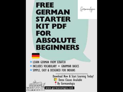 Wanna start learning german. Free kit and free class ☕️ just comment✉️💁🏻‍♀️ #german #learngerman