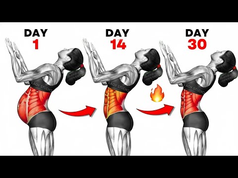 30 Min Standing Abs Workout to Reduce ‘Donut Belly’ Fast 🔥 No Equipment | 4-Week Belly Fat Challenge