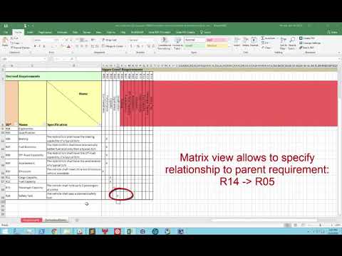 Maple MBSE Managed Excel