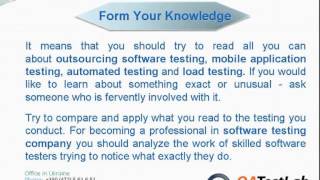 How to Build Your Testing Reputation in Software Testing Company?