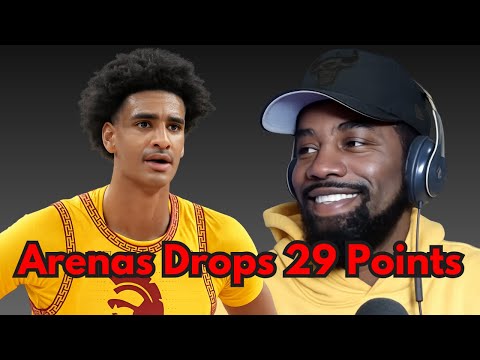 Alijah Arenas USC Drops 29 Points Gilbert Arenas Is Proud Dad #gilbertarenas #nba #usc #alijaharenas