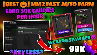 [BEST🎃] MM2 FAST AUTOFARM SCRIPT | KEYLESS | 50K PER HOUR🤑 | WORKS ON EVERY EXECUTOR