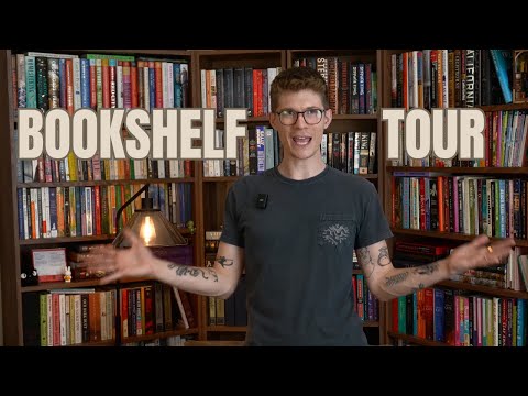 i built my dream home library (bookshelf tour)