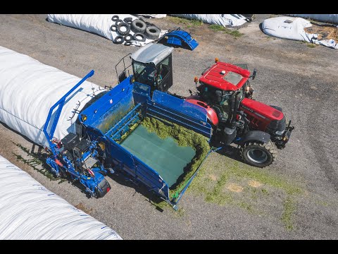 Silage bagger EB 310 LG, DELUXE version + CASE PUMA 150