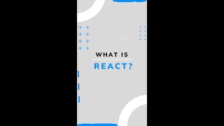 what is React js | Getting started with react js #6minutecode #reactjs #shorts