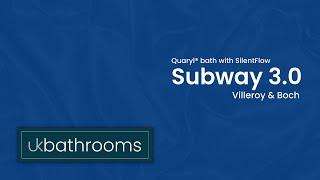 Villeroy & Boch Subway 3.0 Quaryl® Bath with SilentFlow