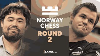 Norway Chess 2025! Magnus vs. Hikaru In 2nd El Classico In A Week!! Rd 2