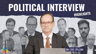 Jim Csek, CPA, CMA | Political Interview Highlights