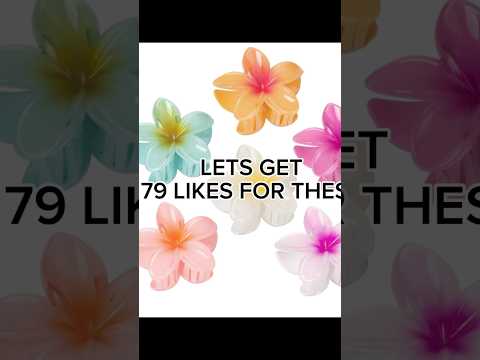 LETS GET 79 LIKES SO I CAN GET THESE HAIRCLAWSSS #anxiety #doechii #flowers #hibiscus #hair #clip