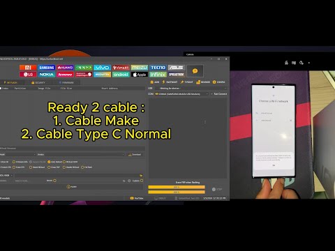 Samsung Note 20 Ultra, Note 20, S23, S23 Ultra, S23 Plus...Guide Boot To EDL By Cable USB UnlockTool