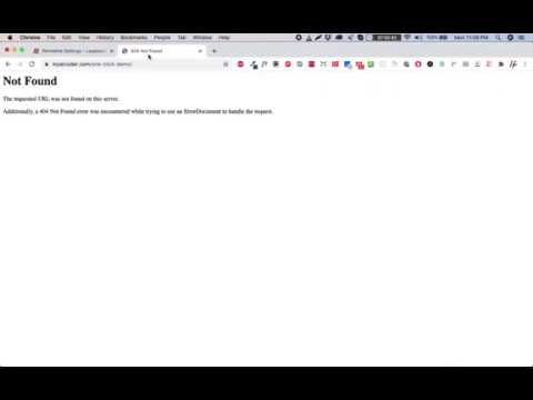 Fix 404 not found or internal server error in WordPress