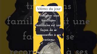 Memo (89) 🍋 Why traditions matter in modern life (#Shorts)