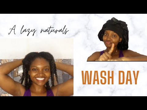 *Lazy Natural Wash Day*| Fastest Wash Day Routine for 4C Natural Hair| 4C Hair Wash Day| Nemi Effy