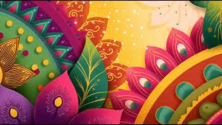 a colourful folk festival background