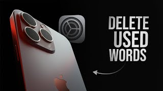 How to Delete Used Words on iPhone (tutorial)
