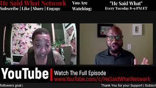 The He Said What Show - Reacting to Crime in the Culture