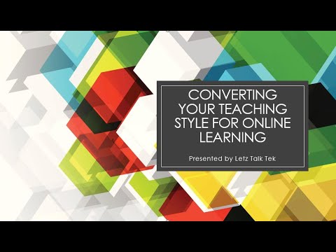Online Teaching- Converting from F2F to Online Teaching #OnlineTeaching #TeacherTips #OnlineLearning