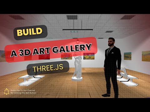 Build a Virtual AI Art Gallery: Interactive 3D Design with Three.js for Beginners