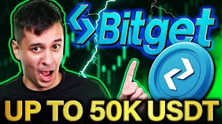 Get Up To 50K USDT Trading CRYPTO!! BitGet Tutorial And BGB Analysis!!