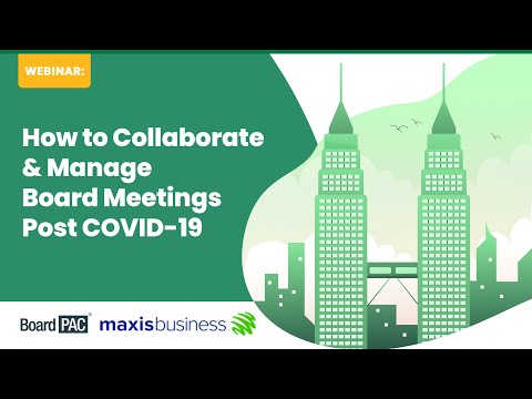 Malaysia Corporate Governance Webinar 2020 Organised by BoardPAC and Maxis