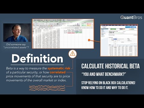 Easily Calculating Beta in Excel Using Regression