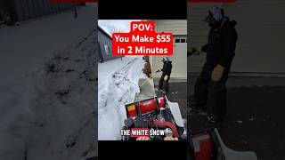Most people waste 2 minutes scrolling. #snowremoval #hustle #entrepreneur #pov