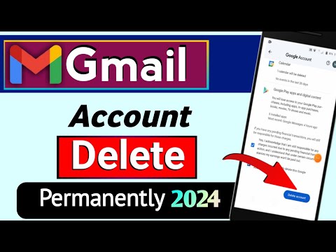 How to Delete Gmail Account Permanently | Gmail account delete kaise kare | Gmail id delete 2024