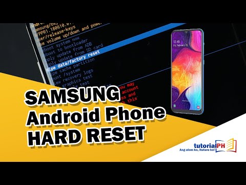 How to hard reset your android phone | Pinoy Tutorial