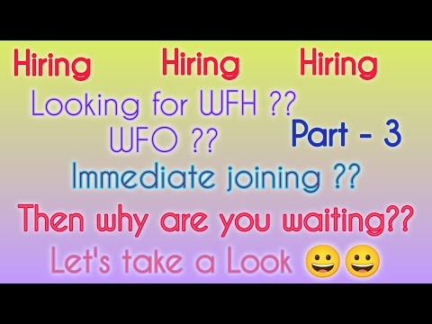 Huge openings waiting for you. WFH WFO & Immediate joining. Part- 3 ‎@Medicalcodingjobsforall 