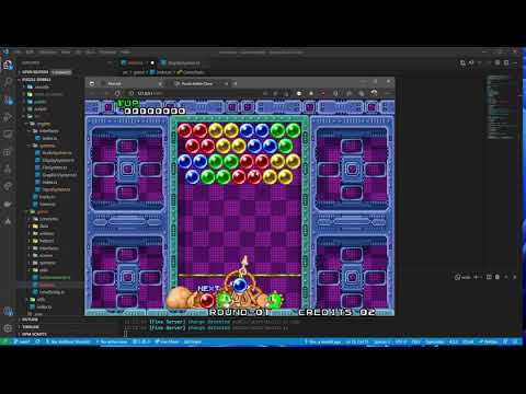 Puzzle Bobble HTML5 Remake (JavaScript, Canvas, Web Audio)