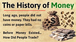 The History of Money || Learn English Through Story Level 2 📖|| Graded Reader 🎧📚