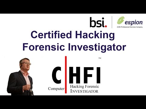Certified Hacking Forensic Investigator (C|HFI) Course Information
