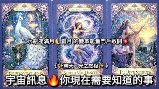 【🔮透視水晶球】宇宙訊息：水瓶滿月+雷月轉捩點💥 你現在需要要知道的事‼️ ｜🍀 2026年-月份特殊主題占卜｜✨《 Timeless 》無時限塔羅