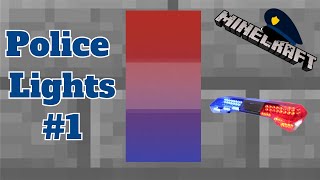 Minecraft POLICE Sign Banner Design - Police Lights #1 - It's Banner Time!