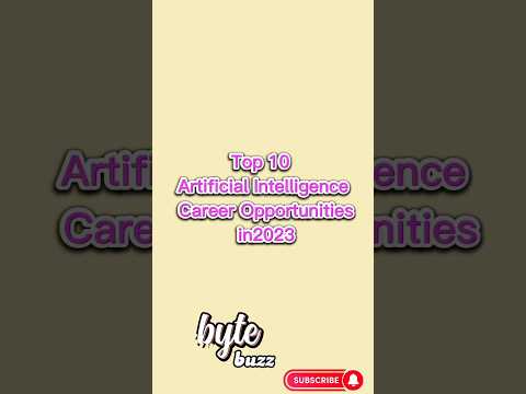 Top 10 Artificial Intelligence Career Opportunities In 2023 | Bytebuzz