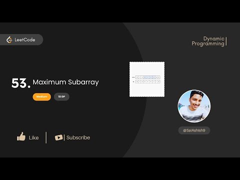 53. Maximum Subarray