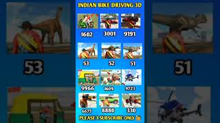 Indian Bike Driving 3D New Update Bike cheat codes 😱 + Rgs tool cheat codes #shorts#short