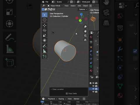 Cómo RESETEAR posición, rotación y escala en Blender en 2 segundos