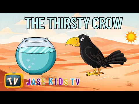 thirsty crow story in english | Moral stories for Kids |Bedtime Stories | jase kids TV