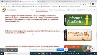 OSH Media Center Webpage - Research Resources