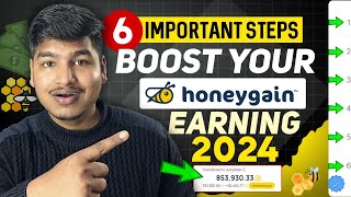 Fast Earning Tips For Honeygain App 2025 🚀 increase Your Honeygain Earning | Earnings Update