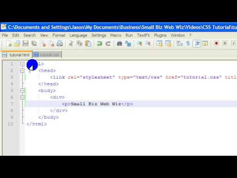 Tutorial: Web Design Basics - CSS Divs and Classes