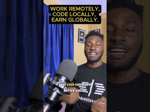 Work remotely as a developer #webdevelopment #mobiledevelopment #shorts #developers #developerlife