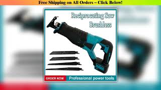 Fit Makita Brushless Reciprocating Saw Reciprocating Saw Portable Cordless Power Tools With 4pcs