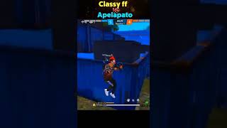 Classy ff vs Apelapato 😱 || 1 vs 1 Fight 😈 in live #shorts #freefire #nonstopgaming