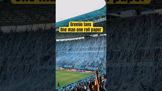 🎉 Unbelievable Scene! Gremio Fans Throw Thousands of Roll Papers! 😱 | Epic Stadium Atmosphere 2025