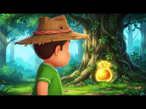 🌱 Farmer Hari and the Magic Seeds | Kindness & Sharing | Moral Story for Kids | Toddler Time Fun
