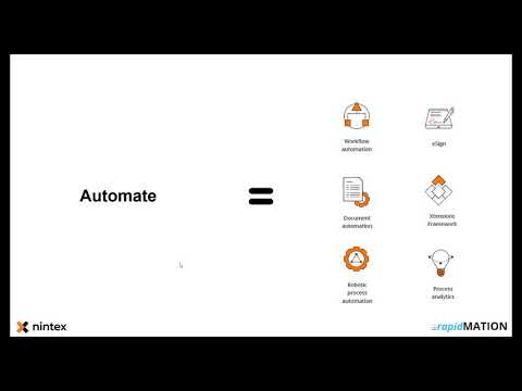 Nintex Processfest 2021. Understand  Digitise  Automate.  An end to end demo of the Nintex Platform.