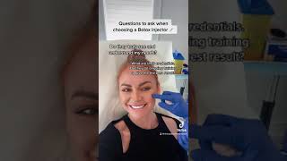 Choosing the right botox injector 💉 👏🏻#shorts #nurseinjector